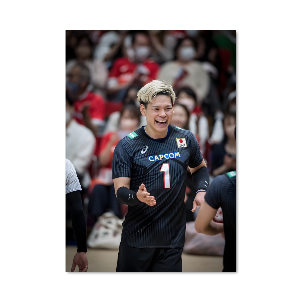 Poster Le Sourire Éclatant – affiche Volleyball